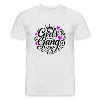 Gang de filles - T-shirt homme - gris chiné - Devant - AI Model Male 178 dark (178cm)