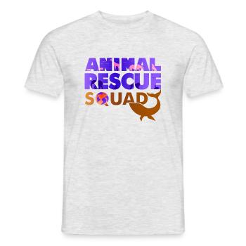 Rescue Animals Refuge pour animaux - T-shirt homme - gris chiné - Devant - AI Model Male 178 dark (178cm)