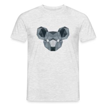 Koala Artsy Bear Australian Koala Bears Nature - T-shirt homme - gris chiné - Devant - AI Model Male 178 dark (178cm)