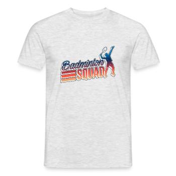 Hobby Sports Professional Badminton Player - Men's T-Shirt - heather grey - Front - AI Model Male 178 dark (178cm)