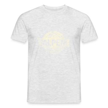 Alpi - T-shirt uomo - grigio melange - Fronte - AI Model Male 178 dark (178cm)