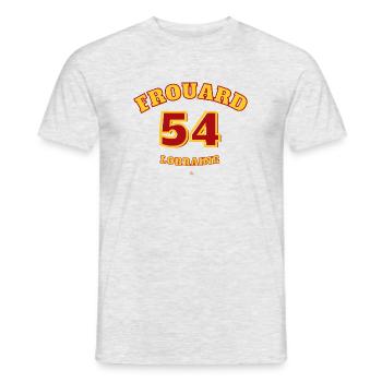 Frouard 54 - T-shirt homme - gris chiné - Devant - AI Model Male 178 dark (178cm)