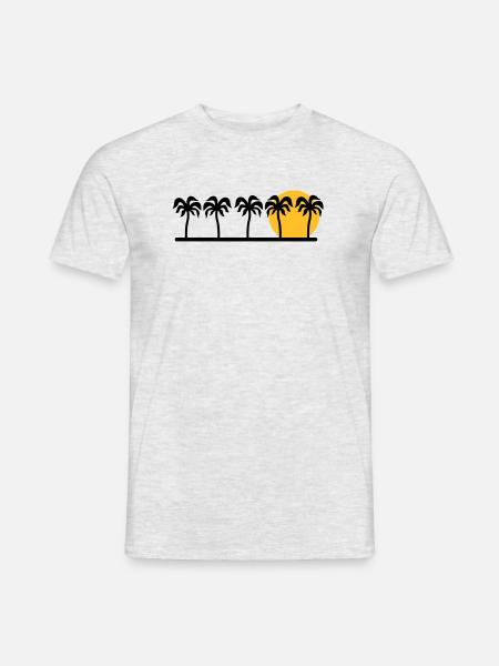 Palmen - Männer T-Shirt -