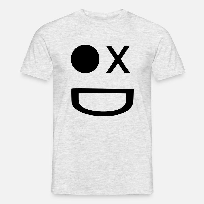 MSS_-_Retro_logo - Männer T-Shirt - Grau meliert