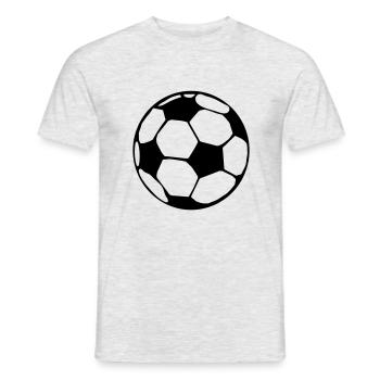 (rasenball) - Männer T-Shirt - Grau meliert - Vorne - AI Model Male 178 dark (178cm)