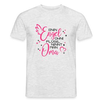 Ange sans ailes, appelé Granny - T-shirt homme - gris chiné - Devant - AI Model Male 178 dark (178cm)