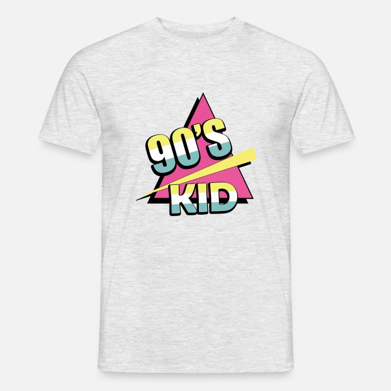 1990iger Sprüche 90s Geschenksidee - Männer T-Shirt - Grau meliert