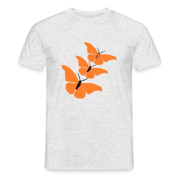 Eichsfelderlandkind - Männer T-Shirt - Grau meliert - Vorne - AI Model Male 178 dark (178cm)