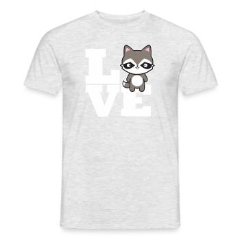 Rat de lavage - T-shirt homme - gris chiné - Devant - AI Model Male 178 dark (178cm)