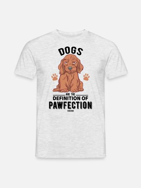 süßer Hund - Männer T-Shirt - Grau meliert