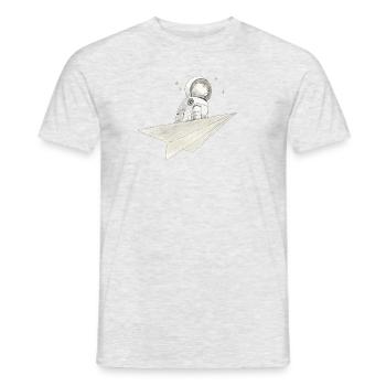 Catstronaut - Männer T-Shirt - Grau meliert - Vorne - AI Model Male 178 dark (178cm)