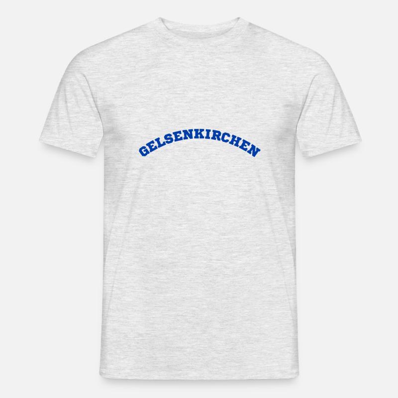Gelsenkirchen - Männer T-Shirt - Grau meliert