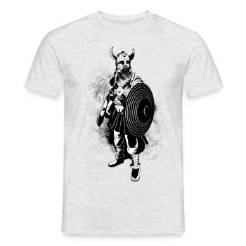 Viking - Männer T-Shirt - Grau meliert - Vorne - AI Model Male 178 dark (178cm)