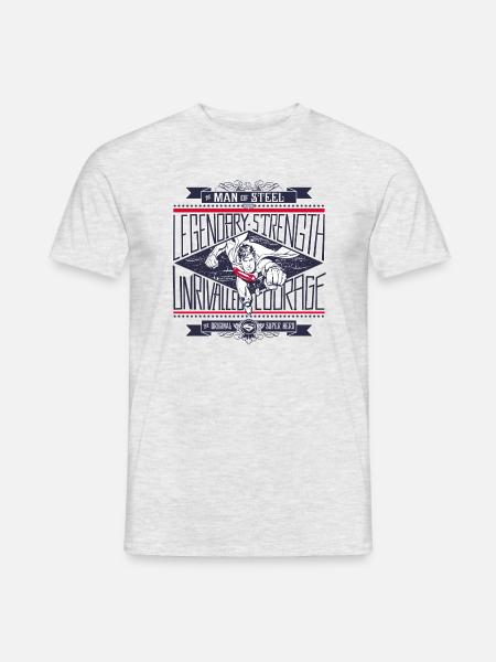 Superman Legendary Strength - Men's T-Shirt - heather grey