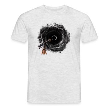 The cosmos and its objects are full of mysteries - Men's T-Shirt - heather grey - Front - AI Model Male 178 dark (178cm)