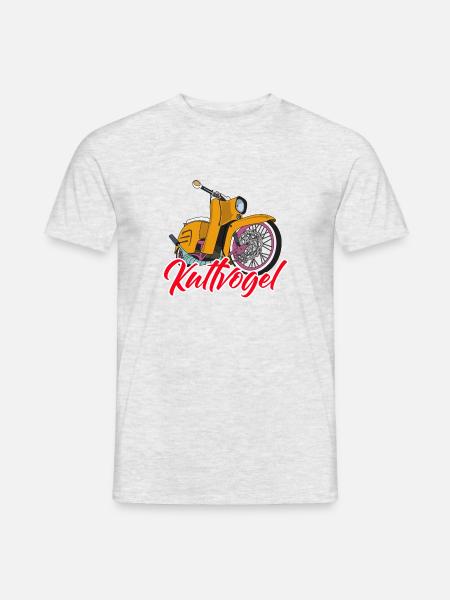 kultvogel schwalbe - Männer T-Shirt - Grau meliert