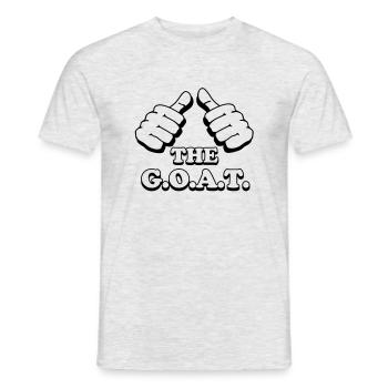 I'm the GOAT - Men's T-Shirt - heather grey - Front - AI Model Male 178 dark (178cm)