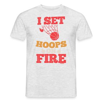 cooler Basketball Spruch Spieler Geschenk - Männer T-Shirt - Grau meliert - Vorne - AI Model Male 178 dark (178cm)