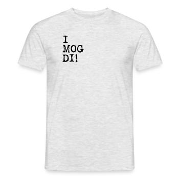 I Mog Di - Männer T-Shirt - Grau meliert - Vorne - AI Model Male 178 dark (178cm)