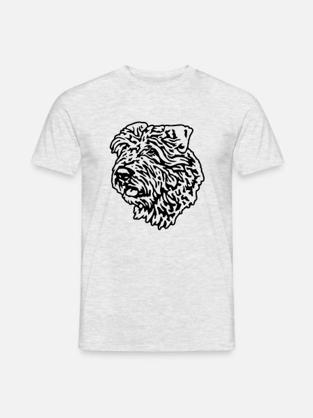 604s Bouvier - Männer T-Shirt - Grau meliert