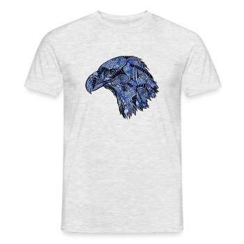 Adler - Männer T-Shirt - Grau meliert - Vorne - AI Model Male 178 dark (178cm)