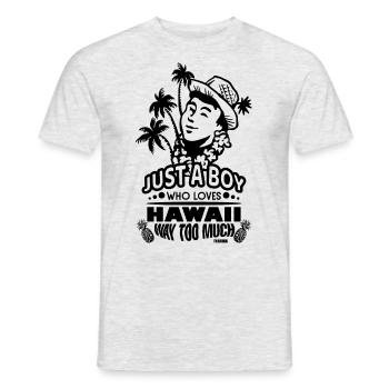 Hawaii Urlaub Aloha Sommer Hawaiian Geschenk - Männer T-Shirt - Grau meliert - Vorne - AI Model Male 178 dark (178cm)