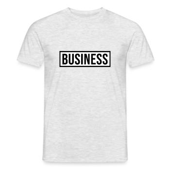 Business-shirt - T-shirt homme - gris chiné - Devant - AI Model Male 178 dark (178cm)