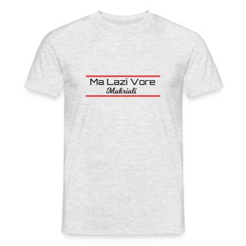 Kemalpaşa makriali Noğedi Hopa Lazca Lazisch - Männer T-Shirt - Grau meliert - Vorne - AI Model Male 178 dark (178cm)