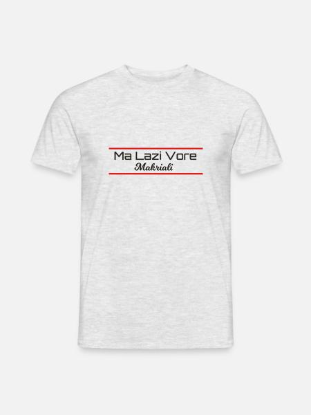 Kemalpaşa makriali Noğedi Hopa Lazca Lazisch - Männer T-Shirt - Grau meliert
