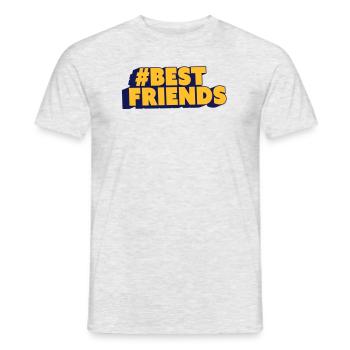 #Best Friends - Männer T-Shirt - Grau meliert - Vorne - AI Model Male 178 dark (178cm)