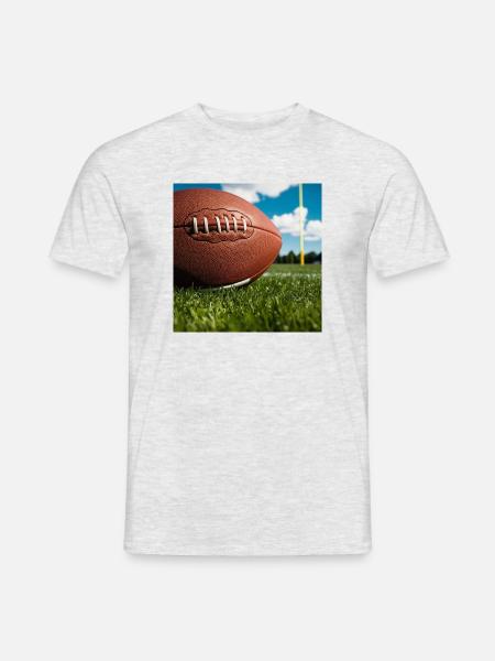 American Football - Männer T-Shirt - Grau meliert