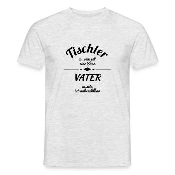 Tischler - Männer T-Shirt - Grau meliert - Vorne - AI Model Male 178 dark (178cm)