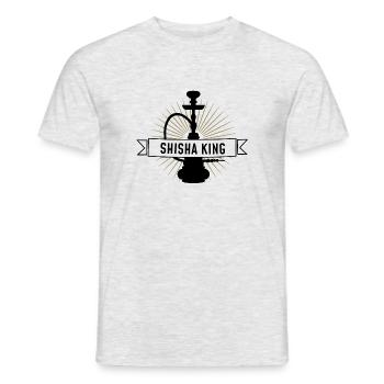 Shisha King - Sifflet - T-shirt homme - gris chiné - Devant - AI Model Male 178 dark (178cm)