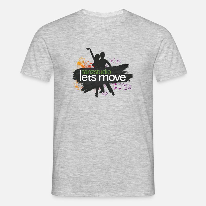 Dance Studio Let's Move - Men's T-Shirt - heather grey