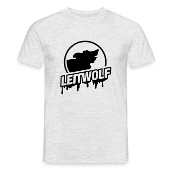 leitwolf_ra1 - T-shirt homme - gris chiné - Devant - AI Model Male 178 dark (178cm)