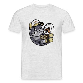 Perch - Men's T-Shirt - heather grey - Front - AI Model Male 178 dark (178cm)