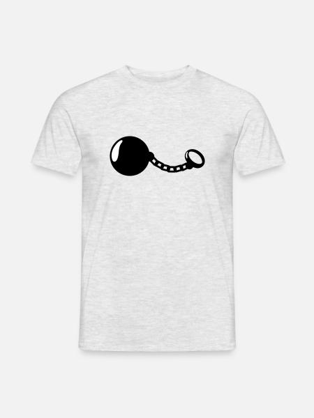 Prison Ball - Men's T-Shirt - heather grey