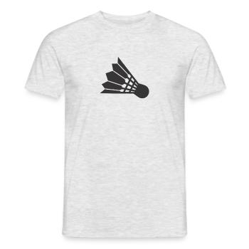 Chemise de sport • Badminton Badminton • Cadeau - T-shirt homme - gris chiné - Devant - AI Model Male 178 dark (178cm)