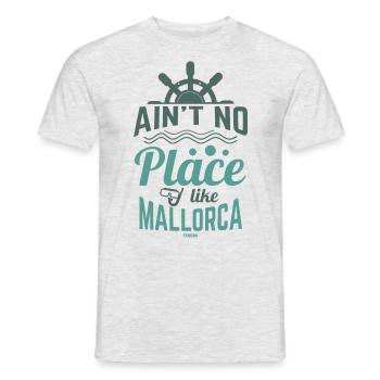 Mallorca Voilier Espagne - T-shirt homme - gris chiné - Devant - AI Model Male 178 dark (178cm)