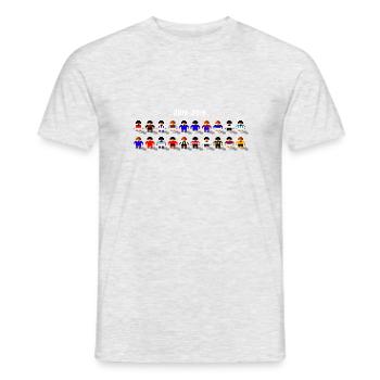 Football Premier League Kits - Men's T-Shirt - heather grey - Front - AI Model Male 178 dark (178cm)