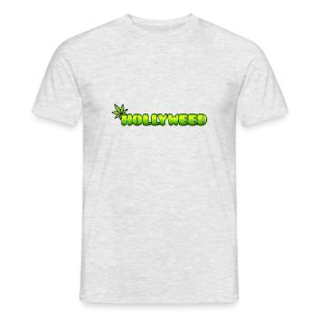 Hollyweed - Men's T-Shirt - heather grey - Front - AI Model Male 178 dark (178cm)