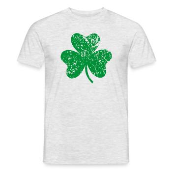 Shamrock - Men's T-Shirt - heather grey - Front - AI Model Male 178 dark (178cm)