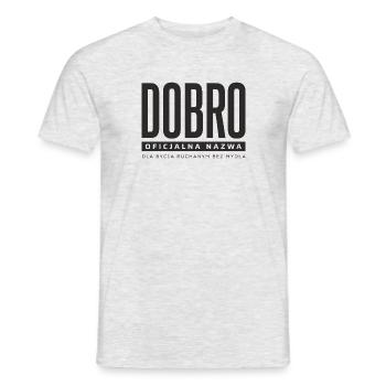 Bon - Nom officiel (sarcasme +18) - T-shirt homme - gris chiné - Devant - AI Model Male 178 dark (178cm)
