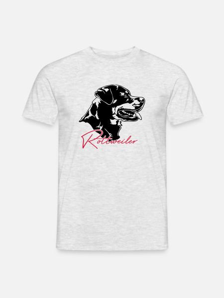 ROTTWEILER Hundesport Wilsigns Hunde - Männer T-Shirt - Grau meliert