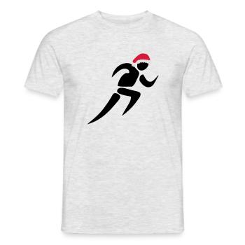 noel - T-shirt homme - gris chiné - Devant - AI Model Male 178 dark (178cm)