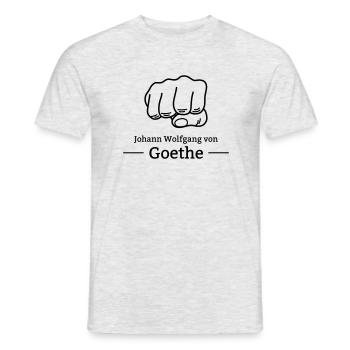 Faust von Goethe - Männer T-Shirt - Grau meliert - Vorne - AI Model Male 178 dark (178cm)