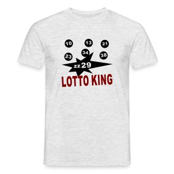lotto_king - T-shirt homme - gris chiné - Devant - AI Model Male 178 dark (178cm)