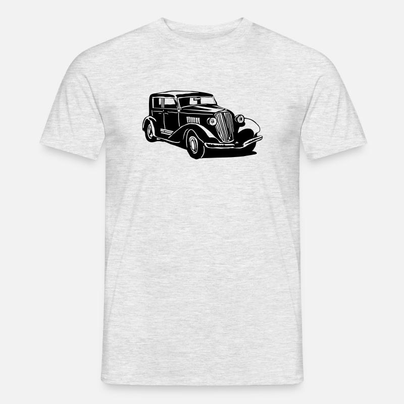 Oldtimer - Männer T-Shirt - Grau meliert