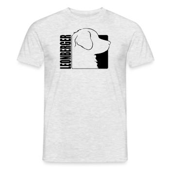 Leonberger Profil Chiens Chien Wilsigns - T-shirt homme - gris chiné - Devant - AI Model Male 178 dark (178cm)