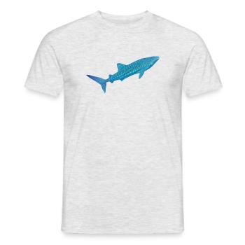 Requin-baleine - T-shirt homme - gris chiné - Devant - AI Model Male 178 dark (178cm)